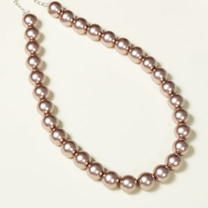 Copper Toned Pearl Necklace