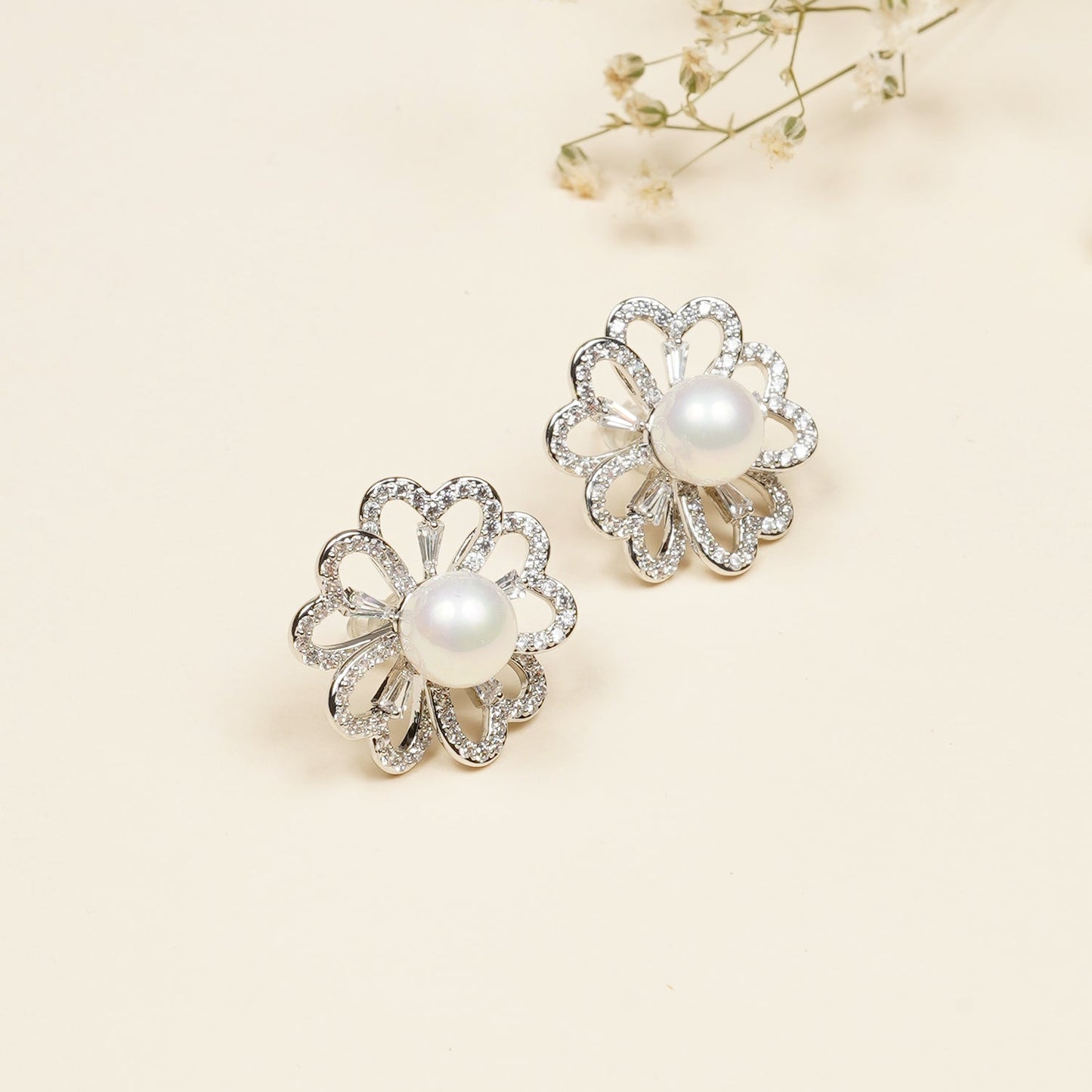 Pearl Floret Earrings