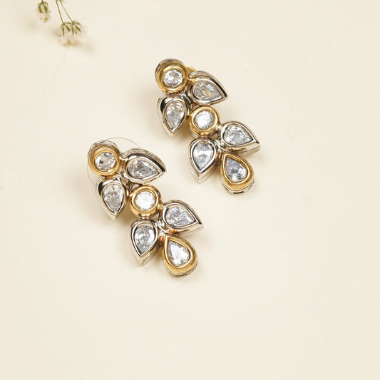 Two Toned Victorian Earrrings