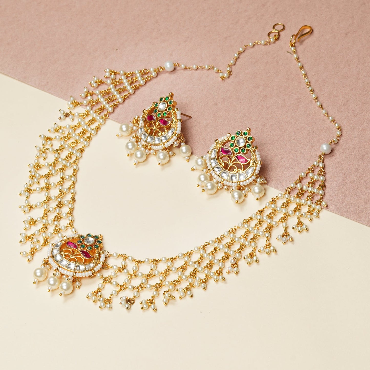 Sumaya Kundan Necklace Set
