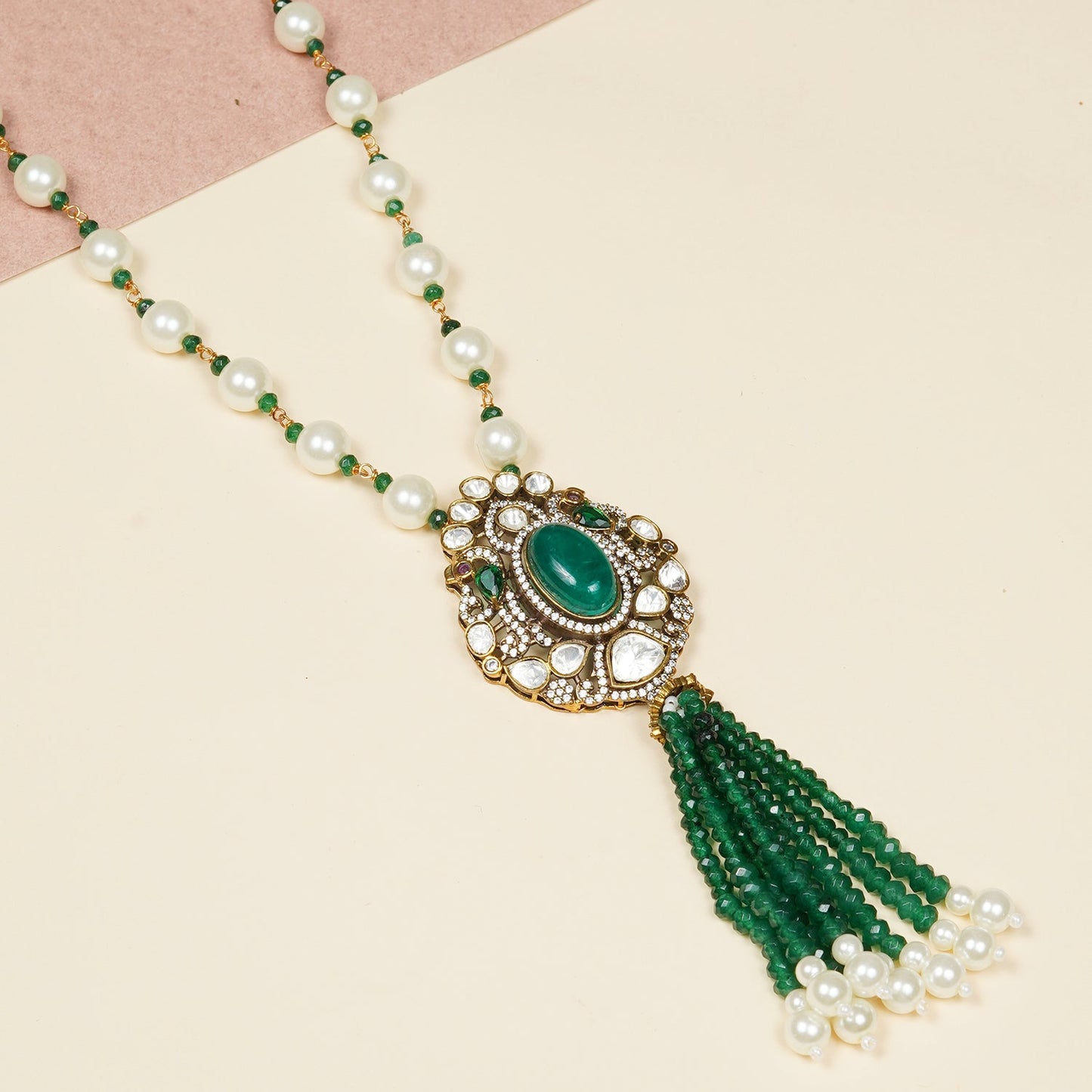 Victorian Drop Tassel Necklace
