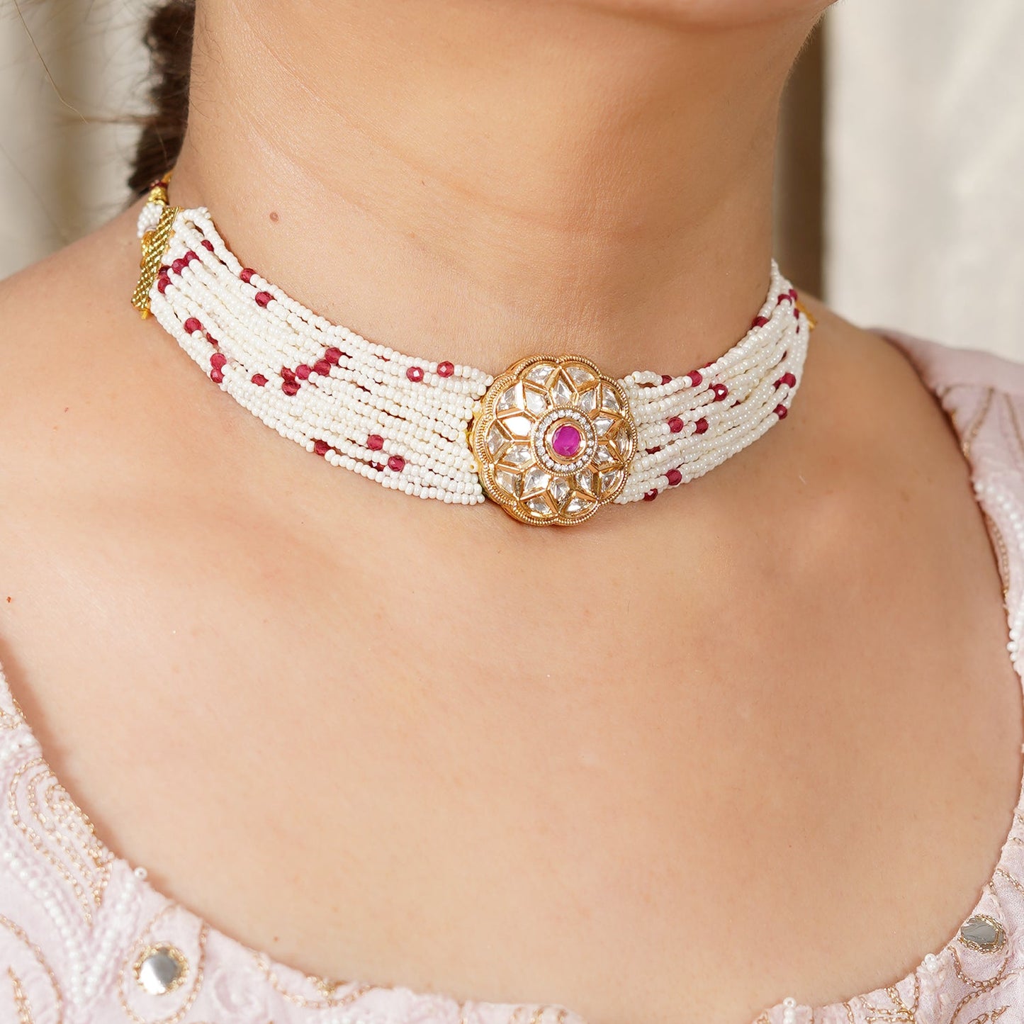 Masaba Ruby Coloured Necklace