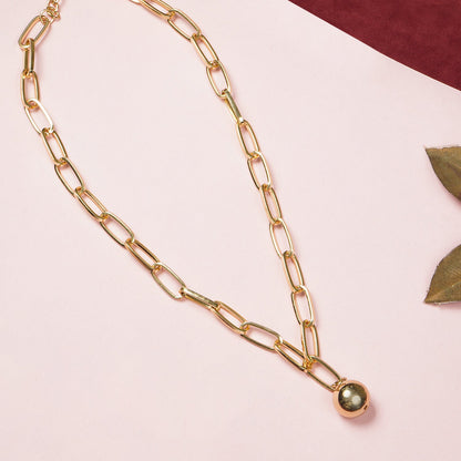 Jenny Gold Drop Necklace