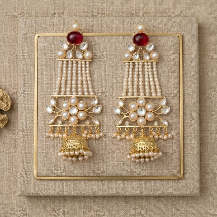 Maharani Pearl Chandbali