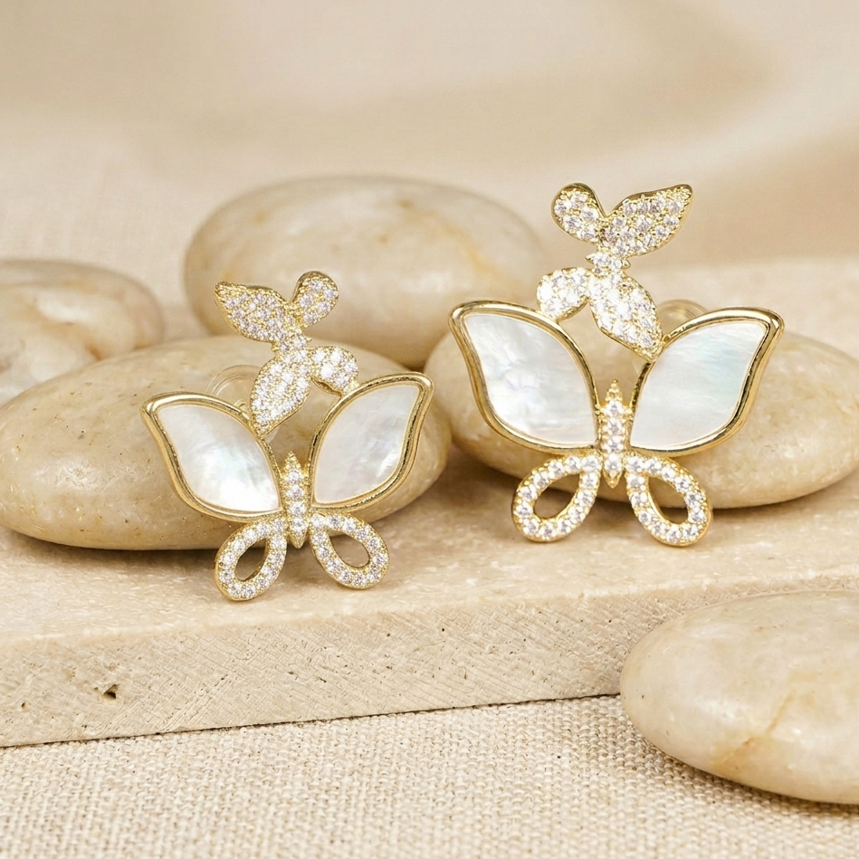 Butterfly Stud Earrings