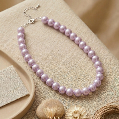 Bhavya Pastel Pearl Necklace
