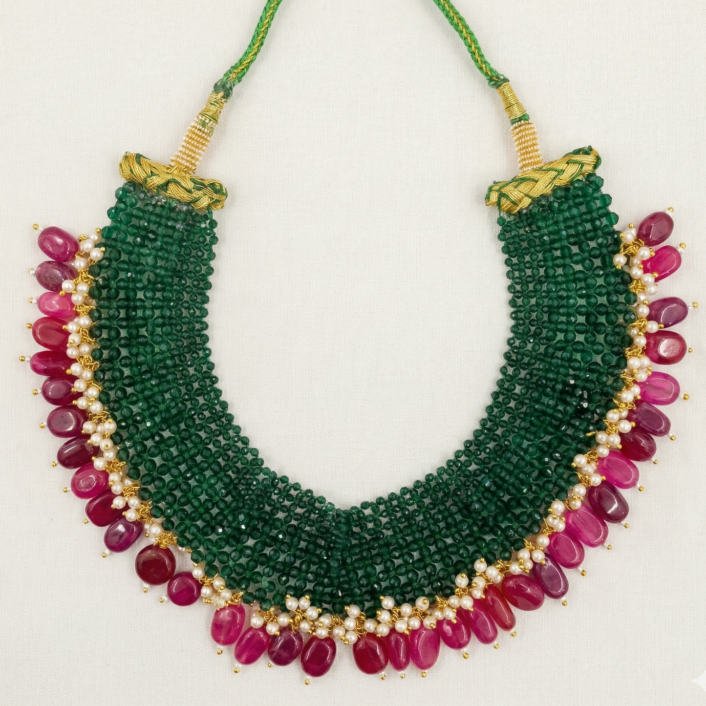 emerald and ruby choker