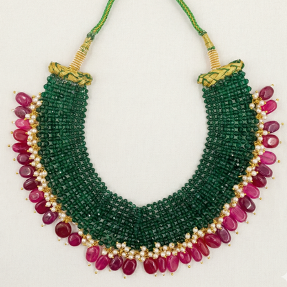 emerald and ruby choker