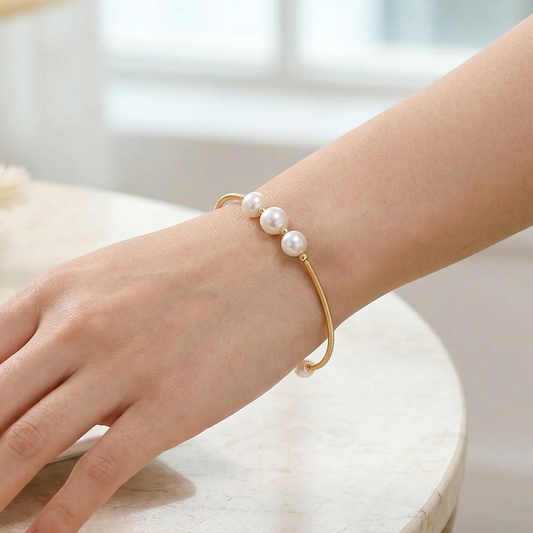 Triple Pearl Bracelet