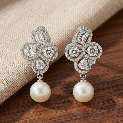 Pearl Cascade Earrings