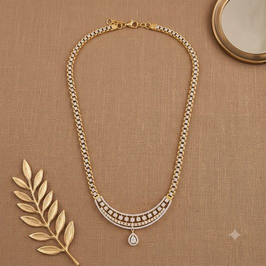 Zirconia Necklace  set