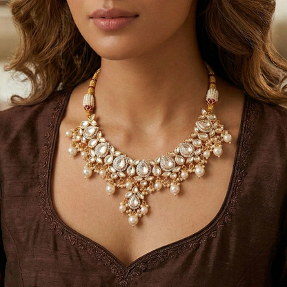 Pritha Polki Necklace Set