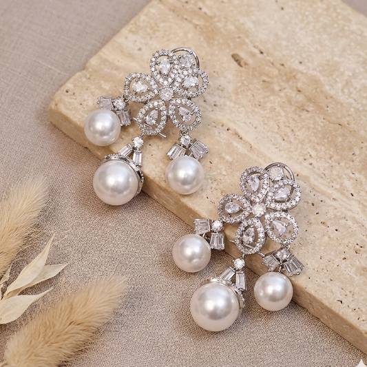 Florence Pearl Drop Earrings
