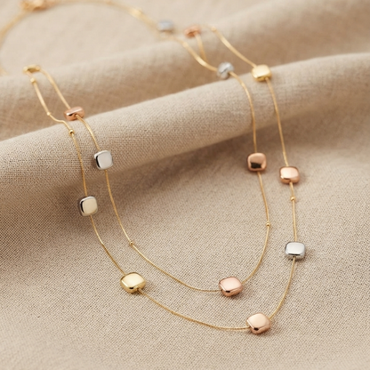 Two Toned Long Necklace