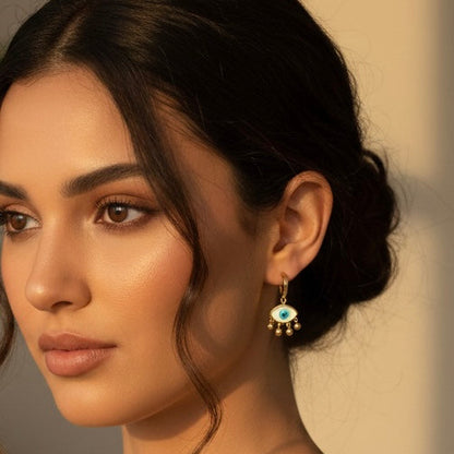 Evil Eye Drop Earrings