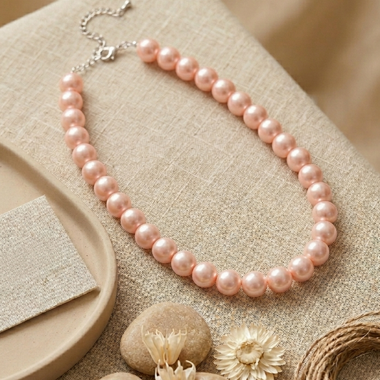 Bhavya Pastel Pearl Necklace