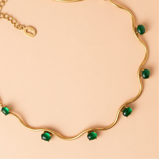 Green Stone Necklace