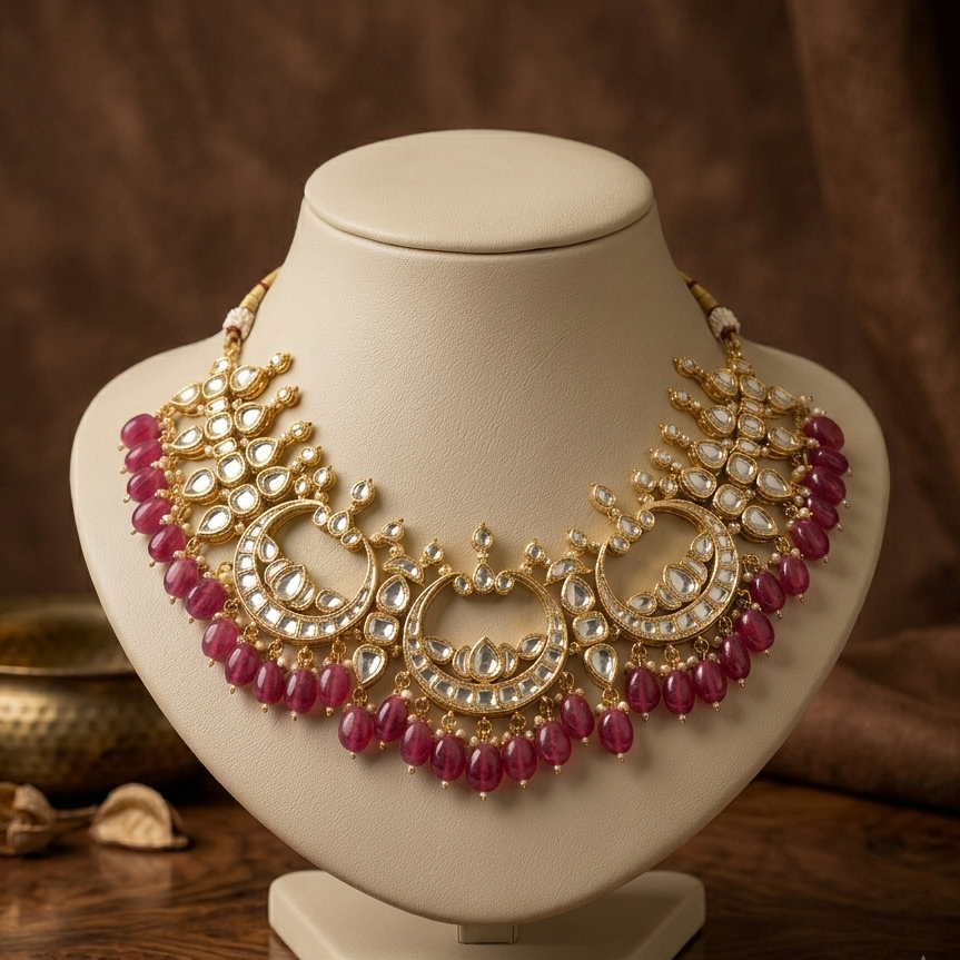 Anvika Royal Ruby Choker