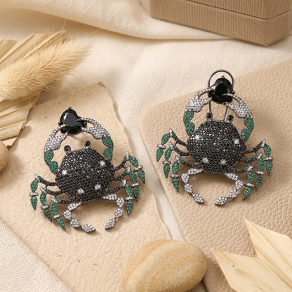 Blingy Crab Earrings
