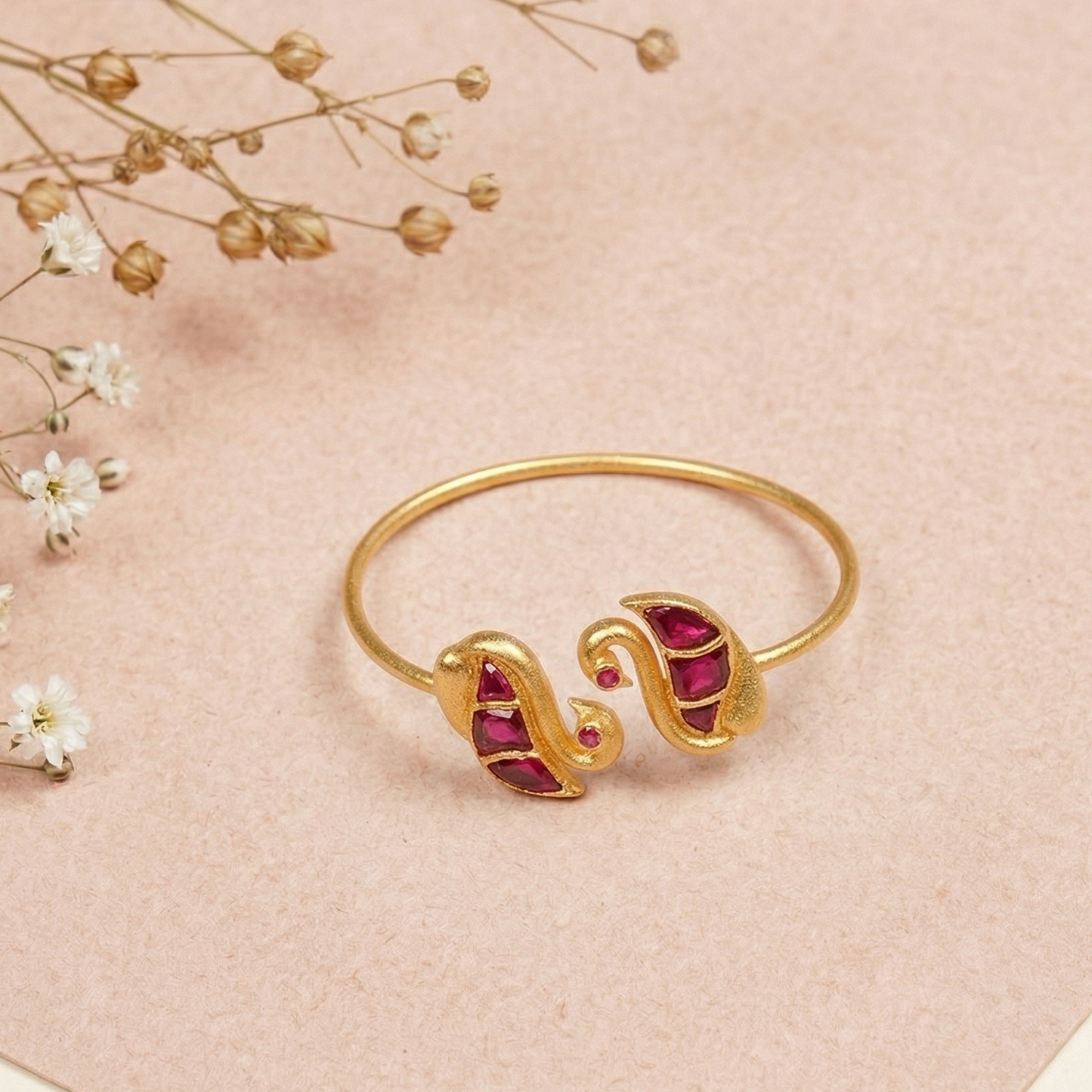 Swan Coloured Stone Bracelet