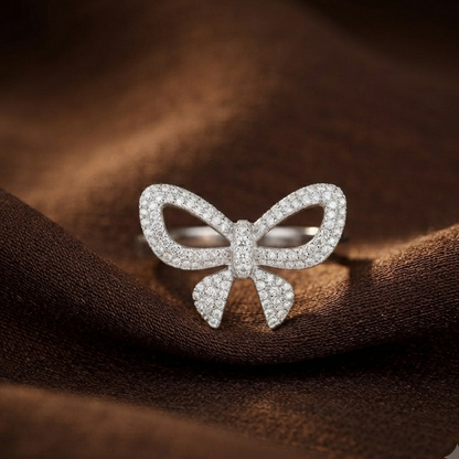 Zirconia Bow Ring
