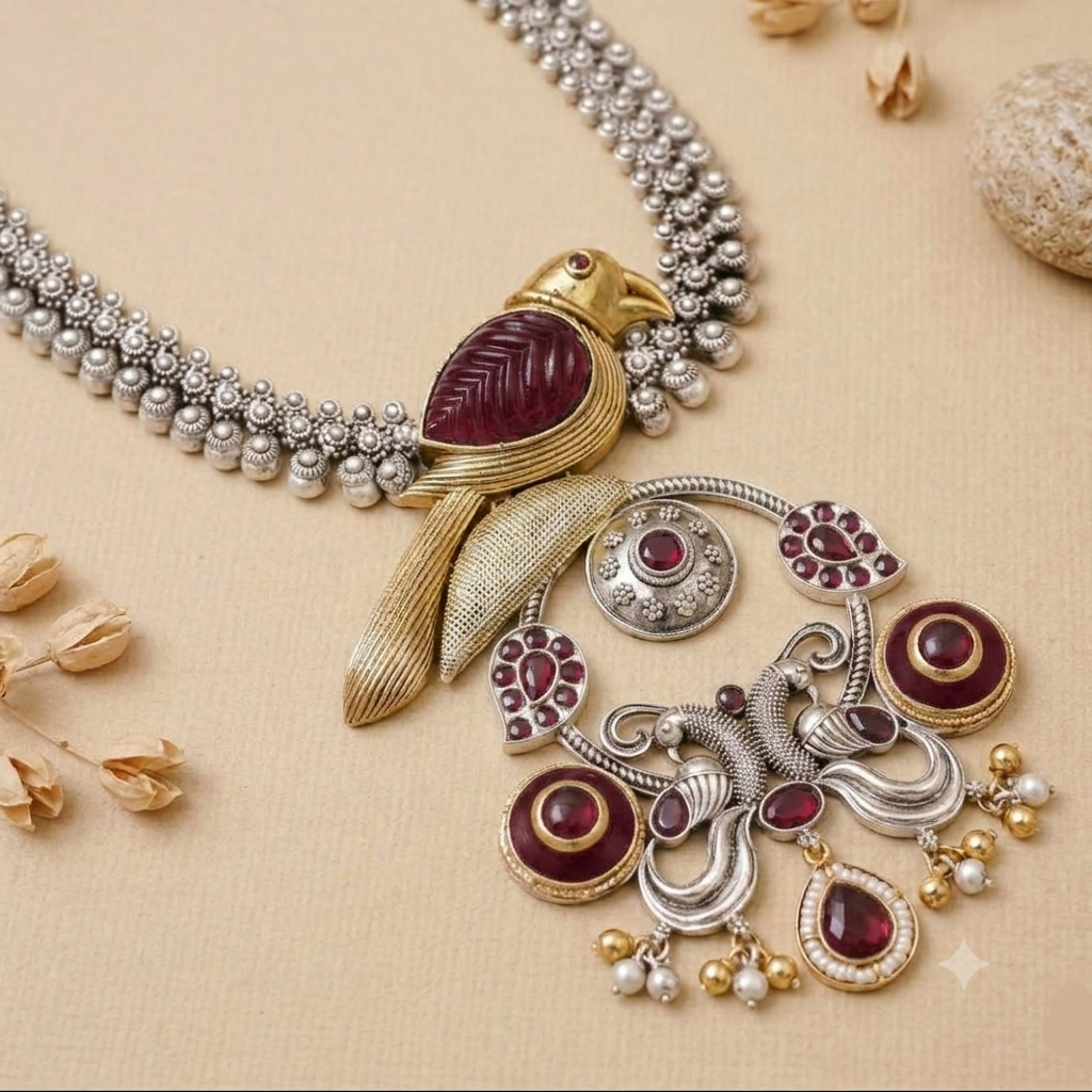 Birdy Metallic Necklace