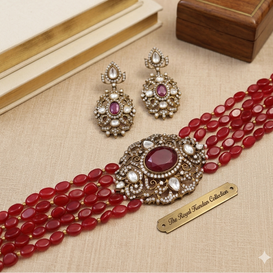 Aarna Choker Necklace Set