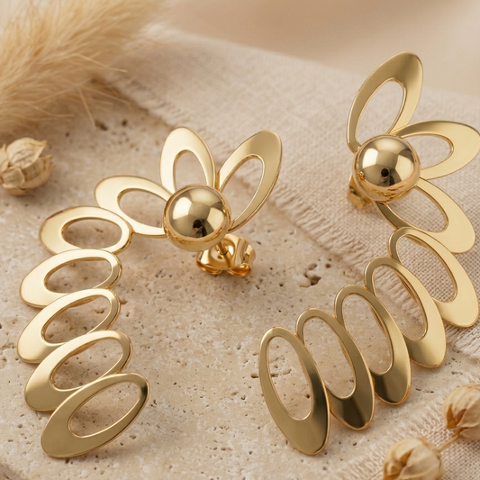Gold Chunky Earrings