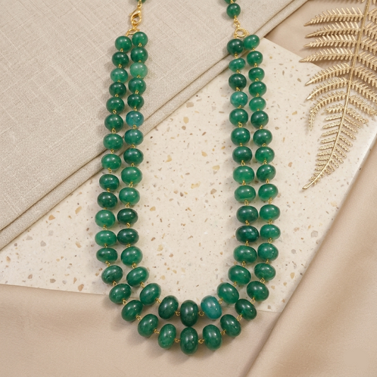 Pankti Emerald Toned Necklace