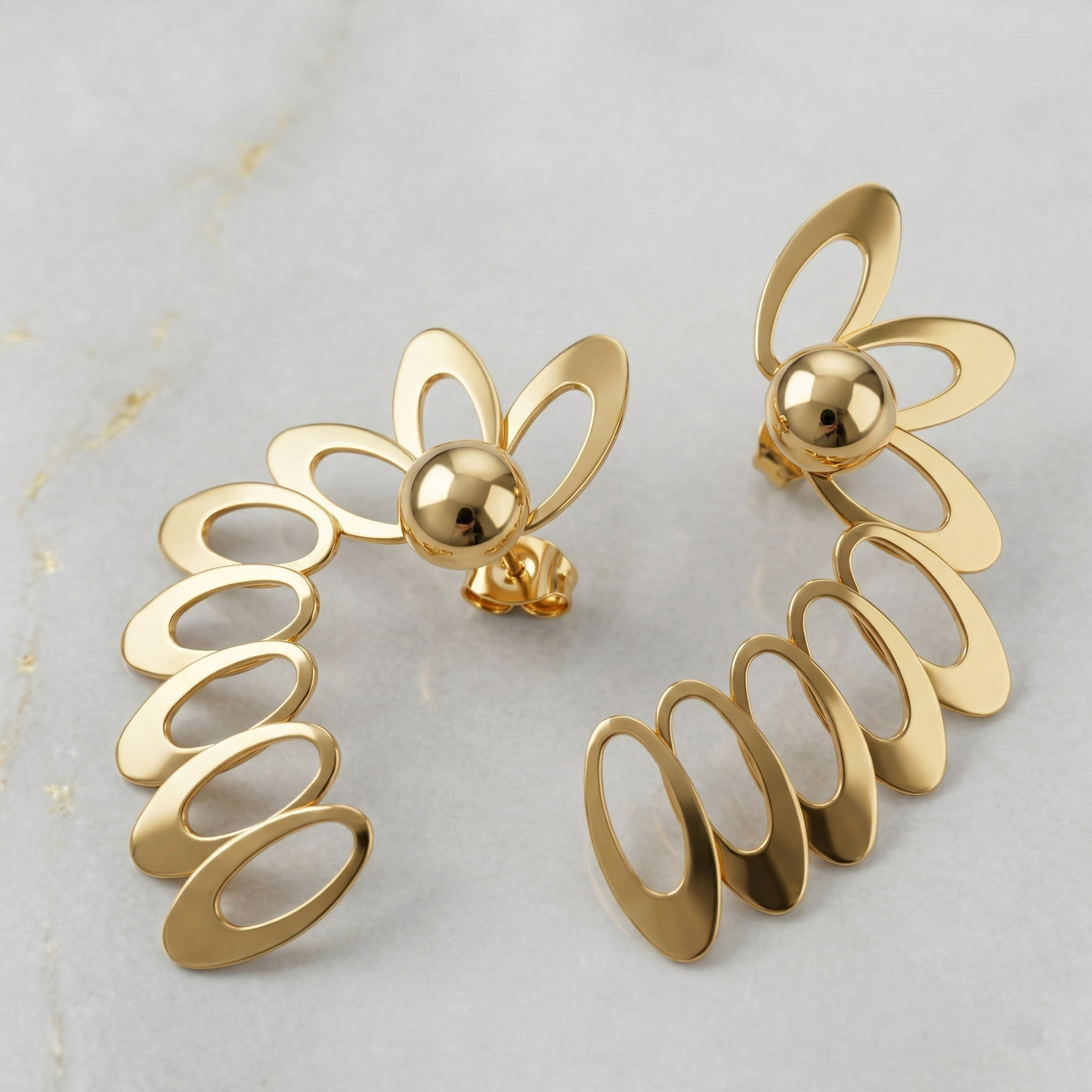 Gold Chunky Earrings