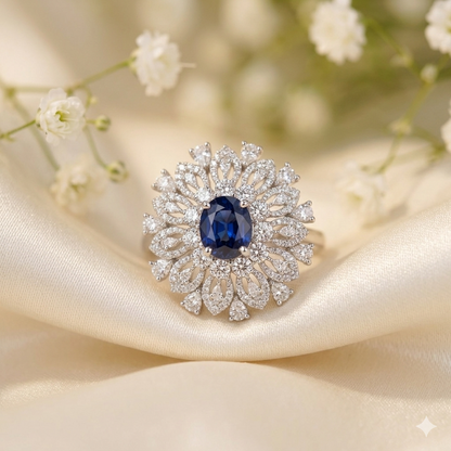 Blue ad ring