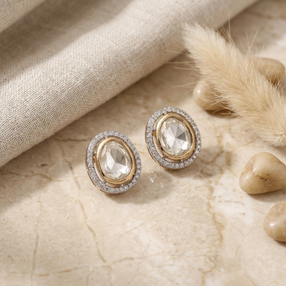 Statement Polki Studs