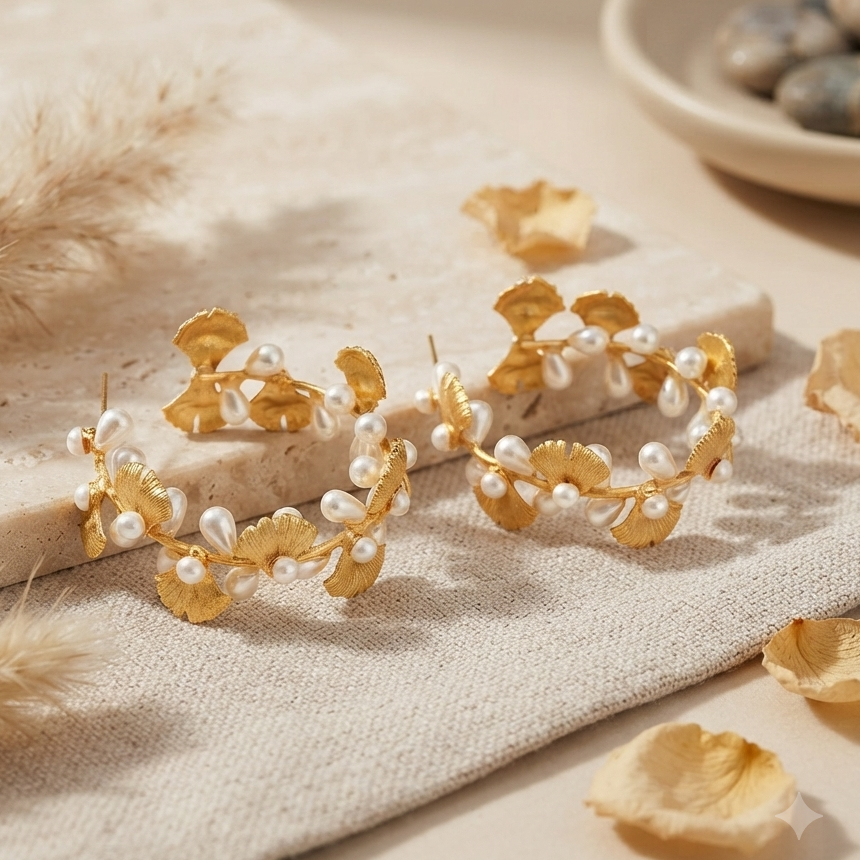 Zara Modern Hoop Earrings