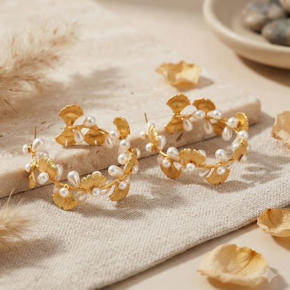 Zara Modern Hoop Earrings