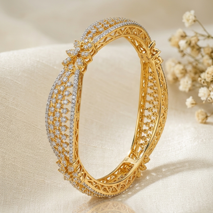 Karishma Gold Toned Bangle