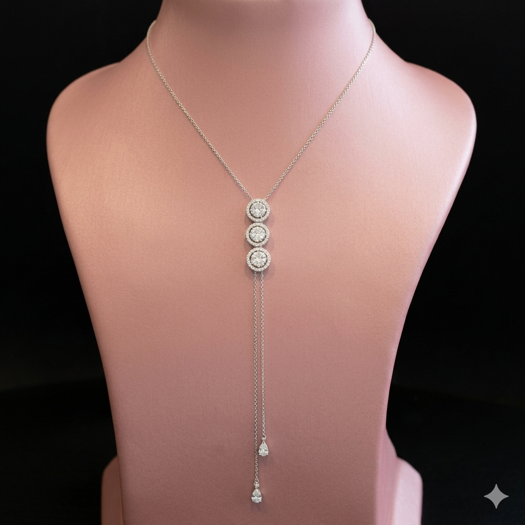 Triple Pointer Necklace