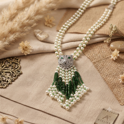 Panther Pendant Neckalce Set