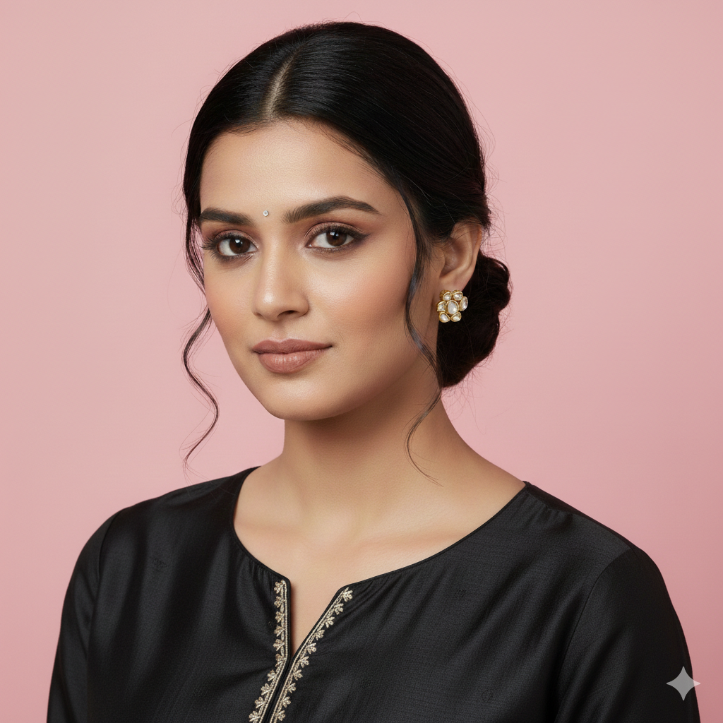 Rukhsar Kundan Earrings