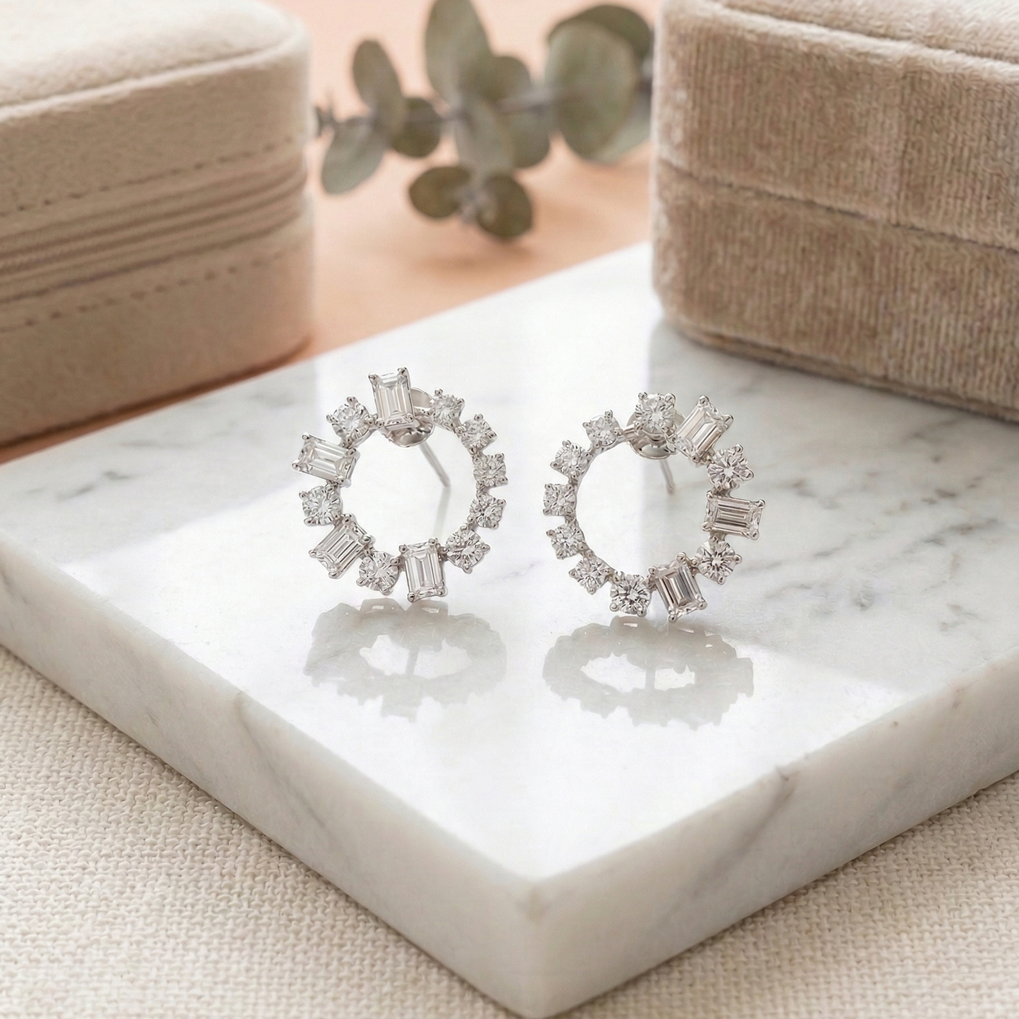 Semi Hoop Earrings