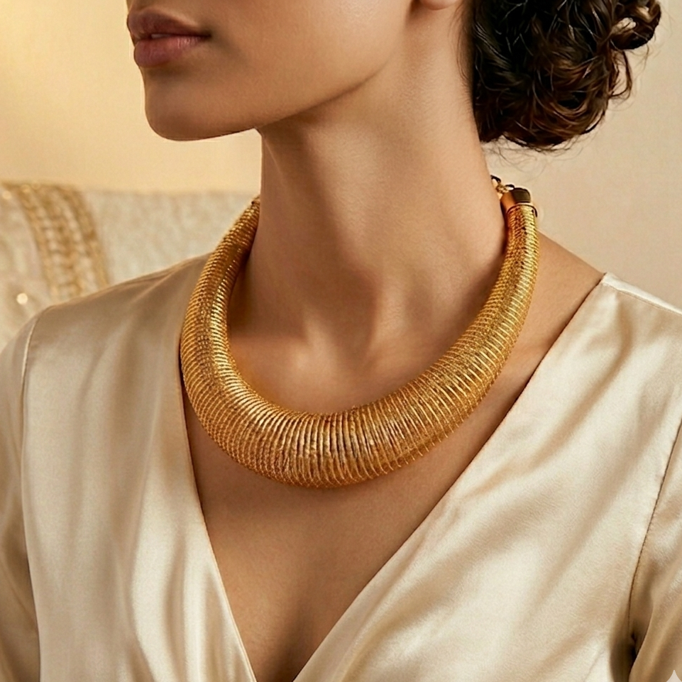 Modern Wired Necklace