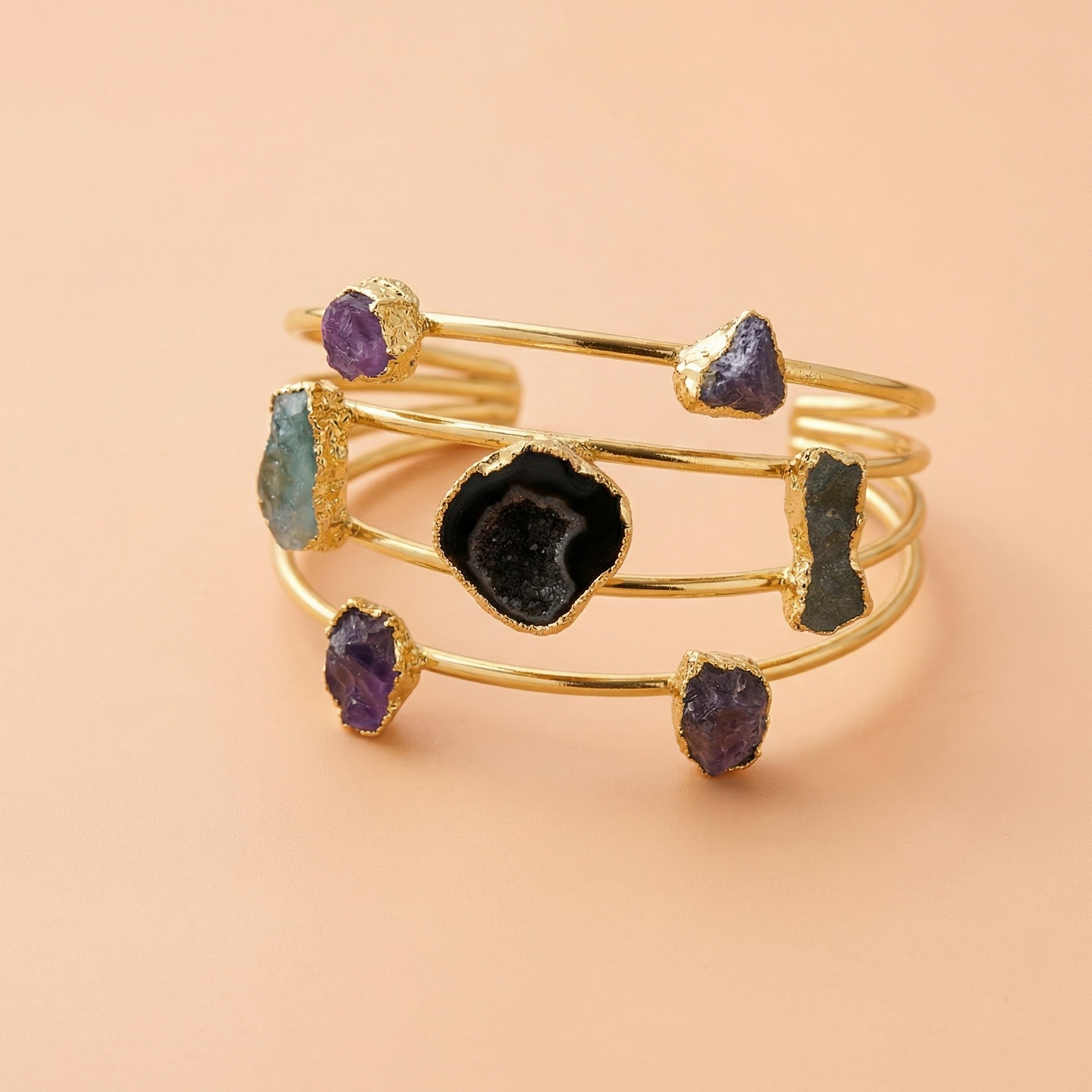 Druzy Broad Bracelet