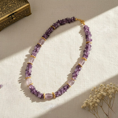 Lilac Beads Necklace