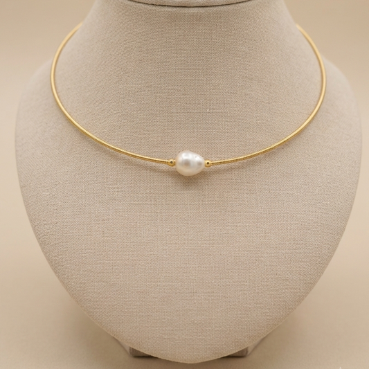 Fresh Water Pearl Hasli Necklace