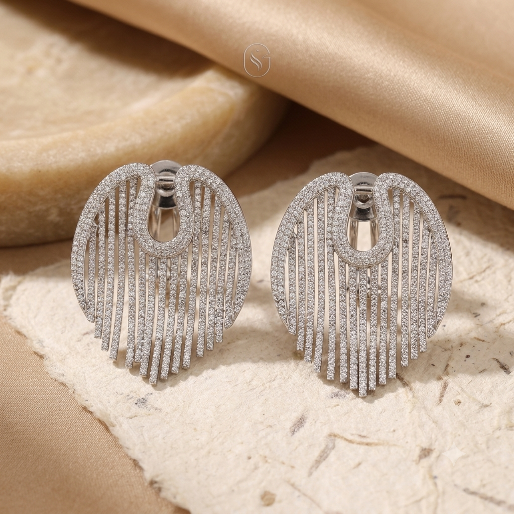 Raha Zirconia Earrings