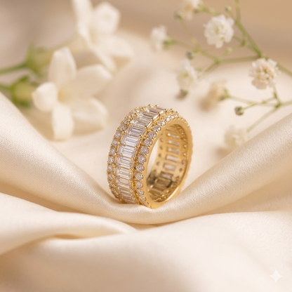 Kimisha Broad Band Ring
