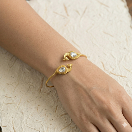 Polki Swan Bracelet