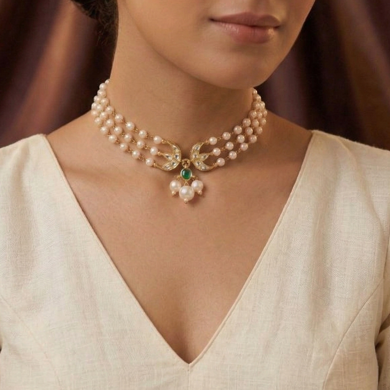 Virasat Pearl Choker