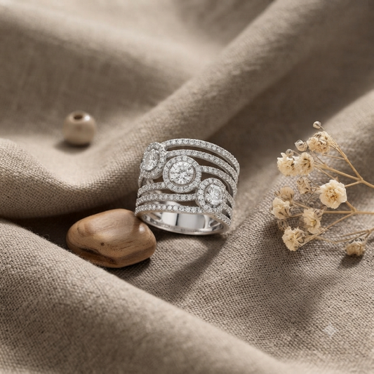 Samriti Triple Pointer Ring