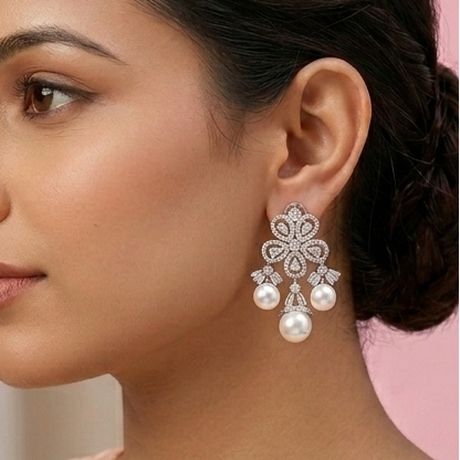 Florence Pearl Drop Earrings