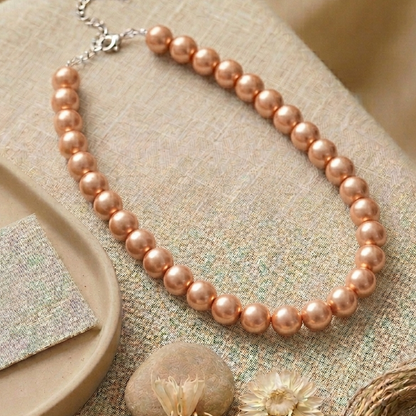 Bhavya Pastel Pearl Necklace